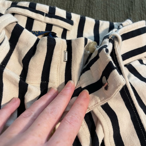 Striped Black and White Ralph Lauren Women’s pants - Picture 3 of 7